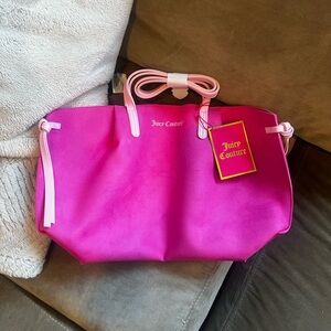 Juicy Couture Suede Tote Bag 🩷